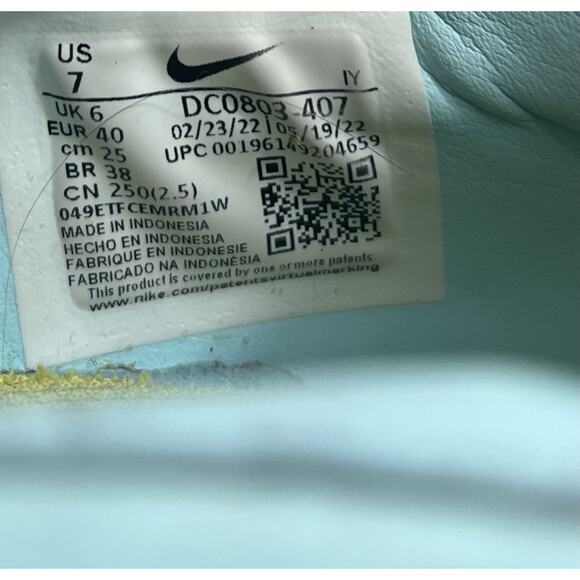 Nike React Phantom GT2 Turf Cleats Glacier Blue Men’s Size 7 Soccer DC0803-407 - Picture 8 of 8